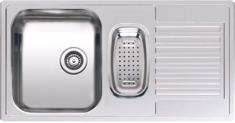 Reginox Lavello, lavello da cucina in acciaio inox L1,5 36x42+16x30 cm R19580