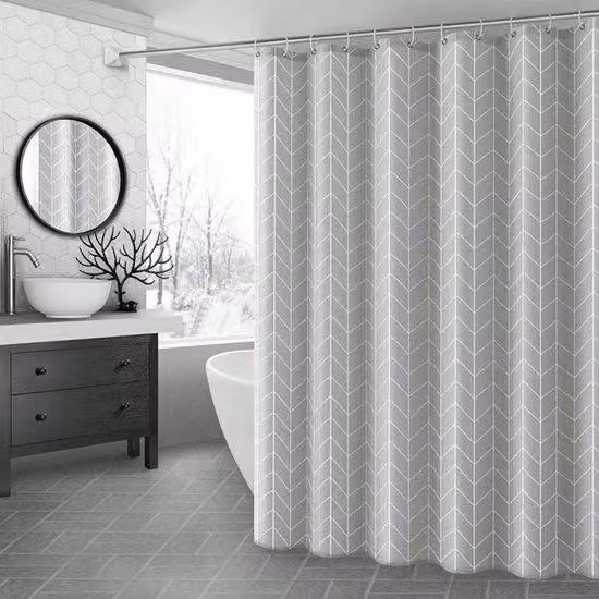 Schermo paraspruzzi da bagno 200x200 cm - Griglia da bagno ad asciugatura rapida con ganci - impermeabile e antimuffa - con 12 anelli paraspruzzi - per doccia e bagno