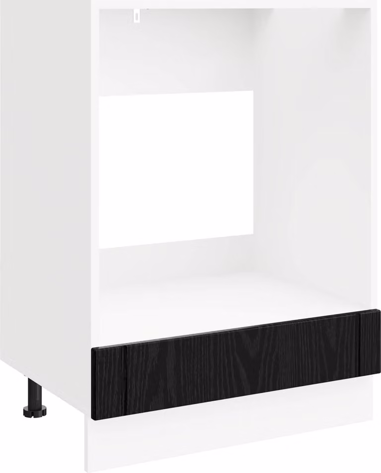Armadio per forno LUCCA Rovere Nero 60 x 46 x 81,5 cm