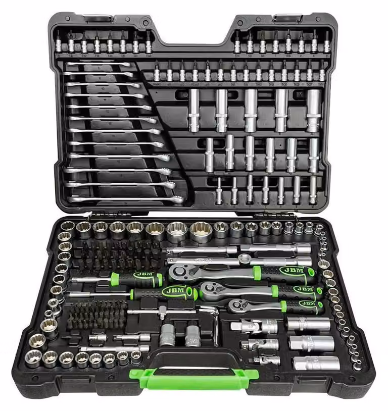 Set di utensili Jbm, 216 pezzi, colore argento. Taglia unica