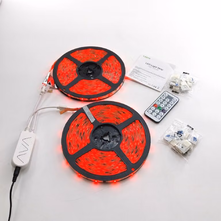 Lepro MagicColor LED Strip 15 m x 2 m x 7,5 m, 450 LED, striscia luminosa, catena luminosa, effetti luminosi