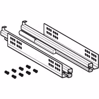 Geberit 245190001 Set di guide per cassetti
