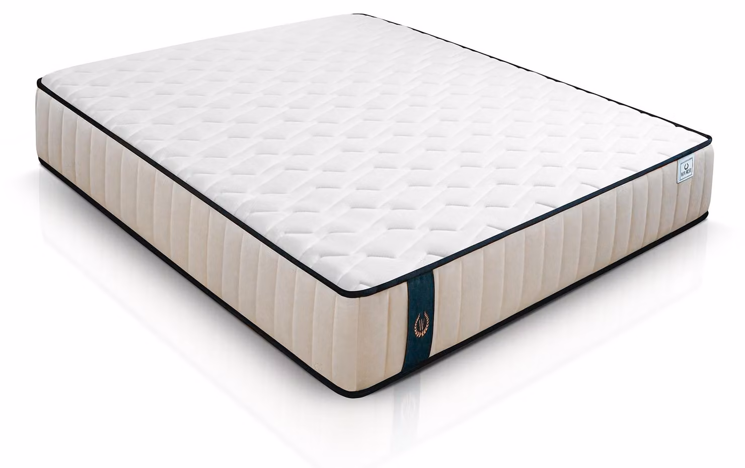 Materassi 160x190 cm, in cotone, con schiuma viscoelastica, altezza 21 cm