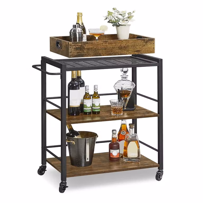 Carrello da Cucina con Vassoio Rimovibile