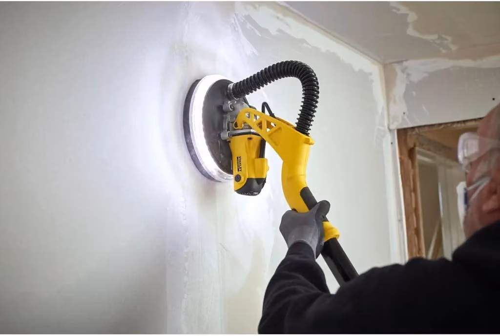 Levigatrice giraffa Stanley Fatmax SFMEE500S da 750W con LED e aspirazione, colore giallo, diametro 225 mm – 2