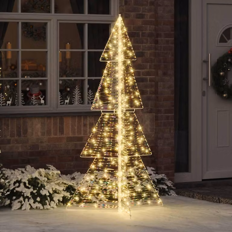 Maison Exclusive - Albero di Natale con 240 LED, luce bianca calda, altezza 180 cm, materiale: PET
