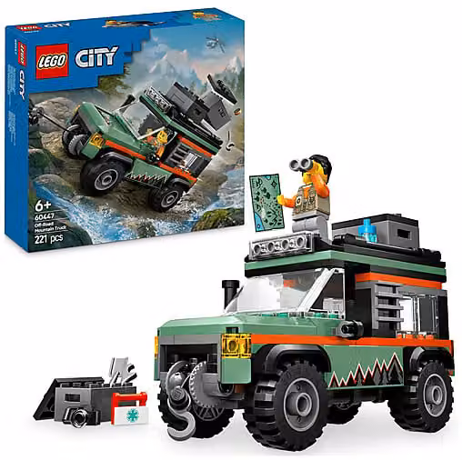 LEGO City Great Vehicles Fuoristrada di montagna 4x4 60447 Multicolore
