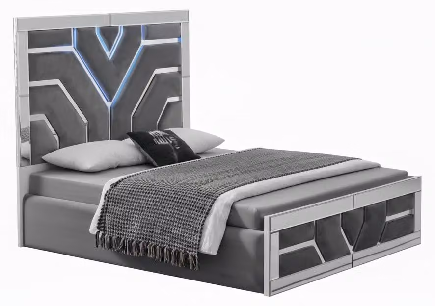Letto dal design intramontabile: confortevole, elegante e realizzato con materiali di alta qualità
