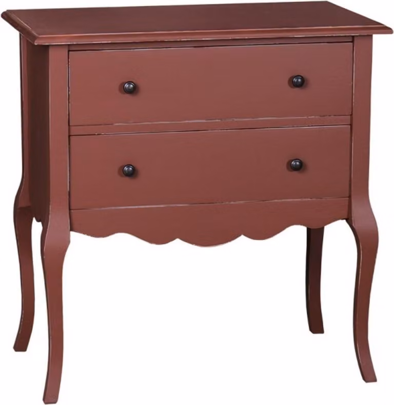 Casa Padrino Cassettone barocco a 2 cassetti 80 cm - Mobili in stile liberty per la casa di campagna