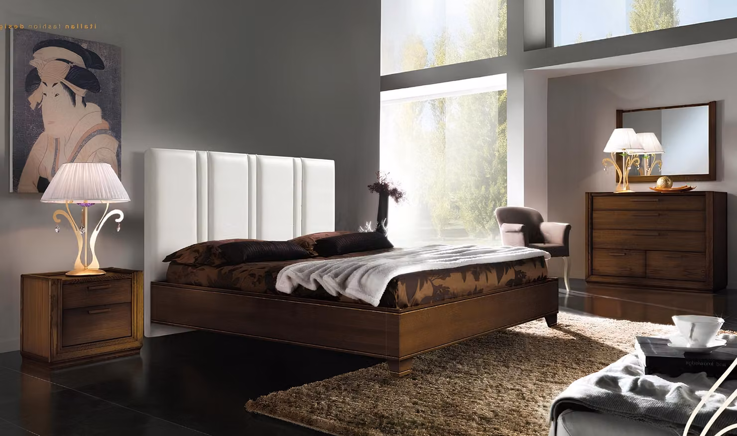 Bett Doppelbetten Modern Bettgestell Betten Doppel Bettrahmen Polster Design