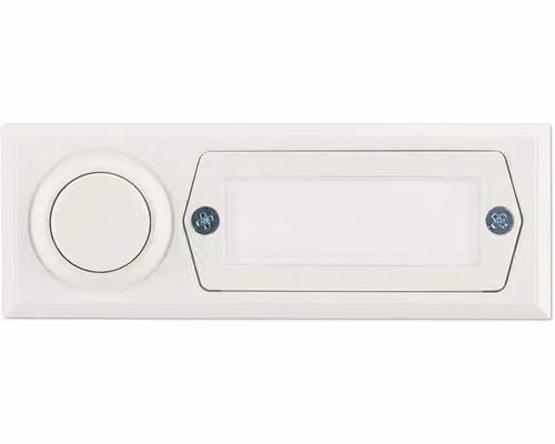 Grothe GRO51013 Pulsante a parete 8-12V AC in plastica resistente alle intemperie bianco