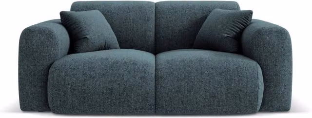 Divano 2 posti Nolio Cosmopolitan Design in ciniglia colore petrolio L: 170 cm, H: 72 cm, P: 64 cm