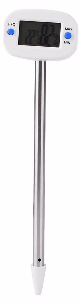 Mini misuratore elettronico di temperatura e umidità del terreno, ideale per piante da giardino