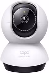 Videocamera di sorveglianza smart TP-Link Tapo TC72 2K QHD con intelligenza artificiale, visione notturna e Wi-Fi, colore bianco