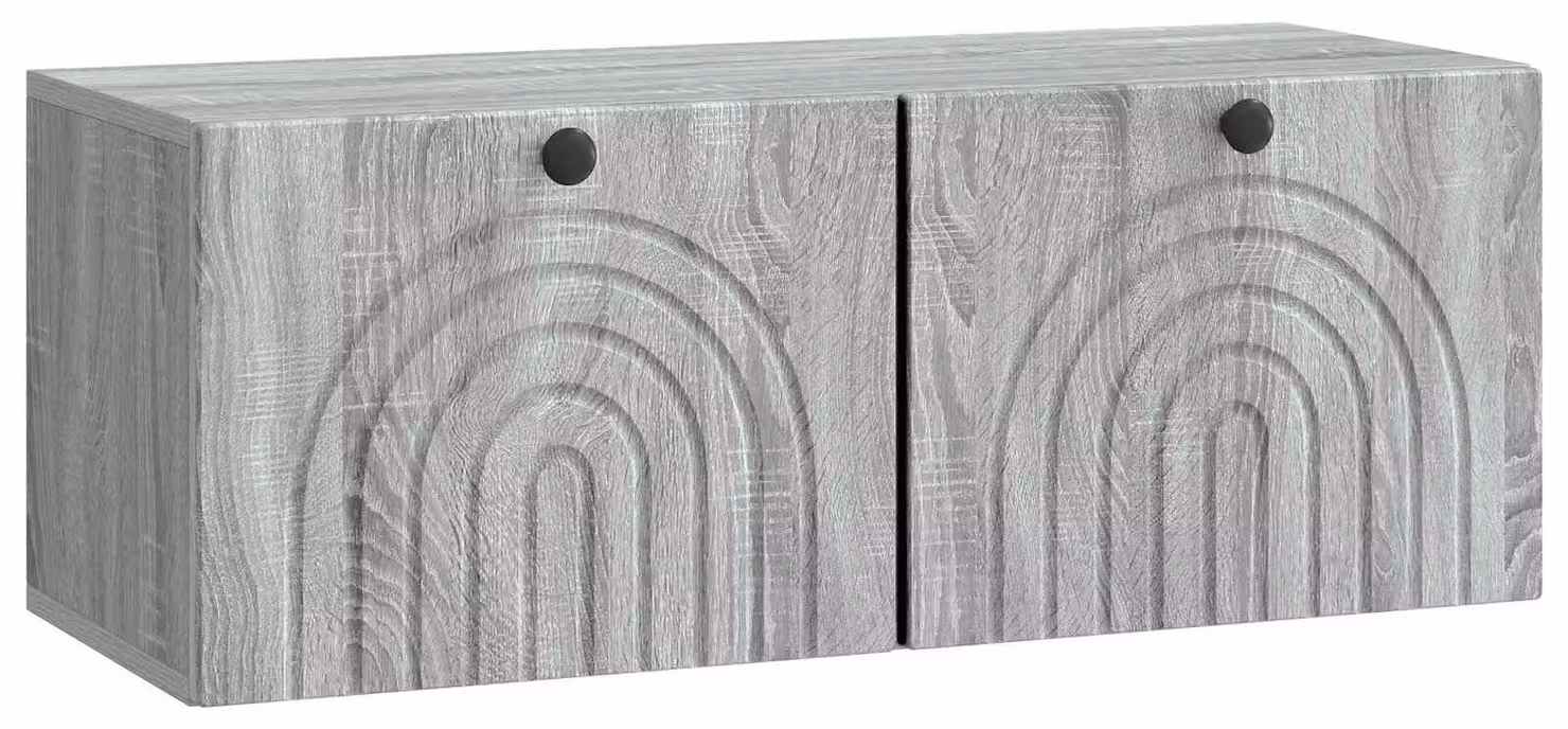 Mobile Porta TV da Muro Grigio Sonoma 78,5 x 31 x 30 cm