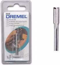 Fresa miniutensile Dremel per legno e metallo tenero, colore argento, diametro 4,8 mm