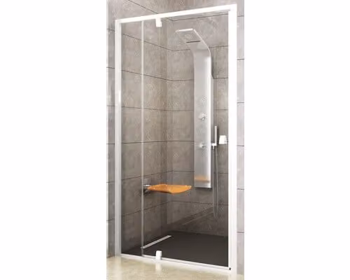 Porta doccia RAVAK Pivot PDOP2-120 bianco/bianco+trasparente 03GG0101Z1