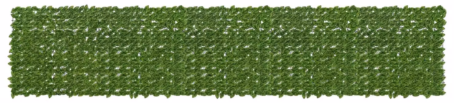 Schermo per balcone con foglie Verde e Giallo 500 x 100 cm
