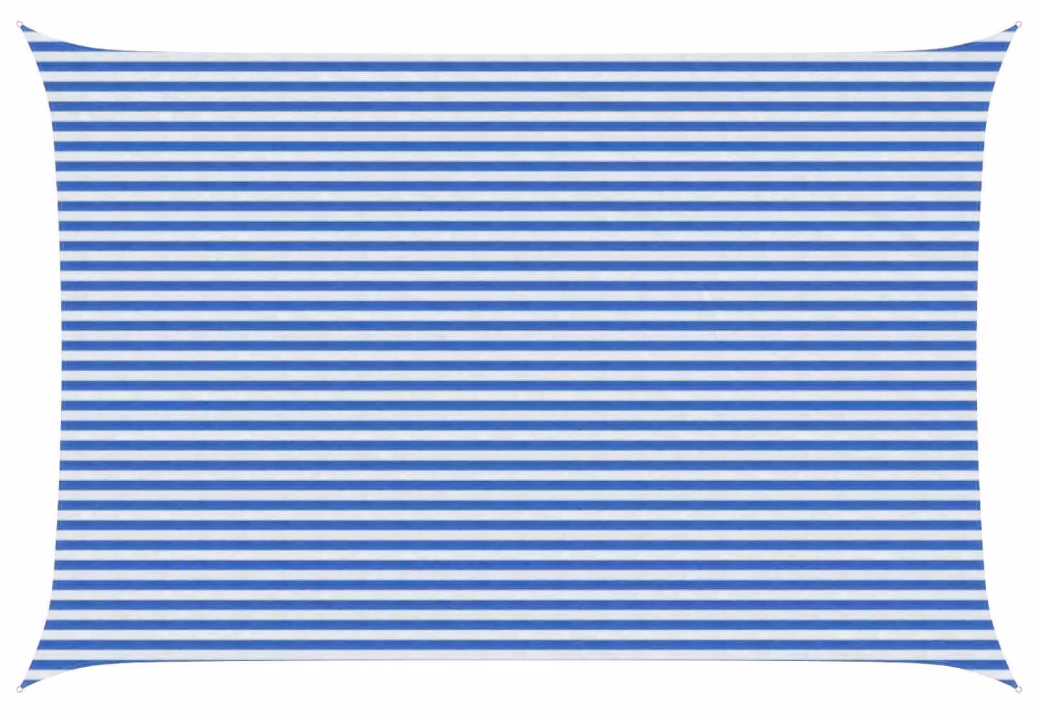 Telo Ombra Blu e Bianco 4 x 6 m HDPE