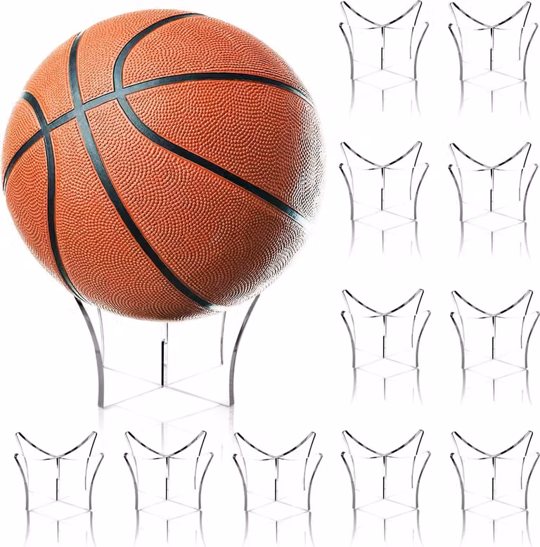 Set di supporti per palline in acrilico 12 pezzi per l'esposizione di palline