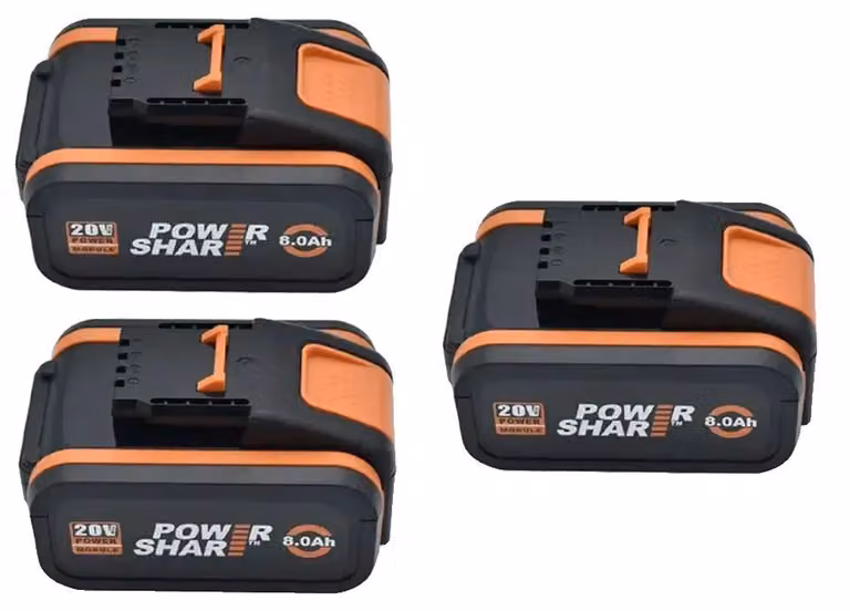 Batterie ricaricabili, 20V, capacità 8000mAh, 20V 8.0Ah x 3