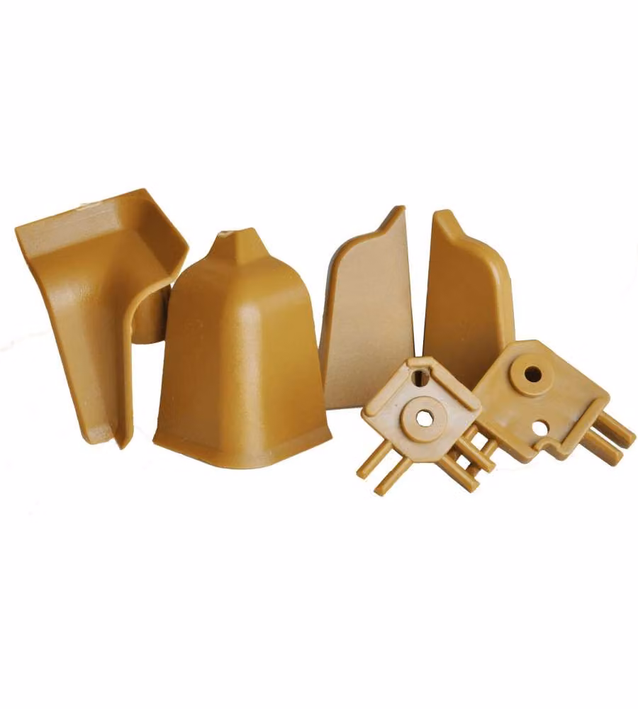 Kimono Accessori per Alzatina Rettangolare Marrone Kit 6 Pezzi PVC