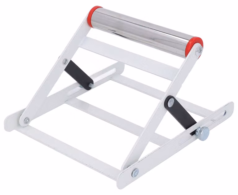Strutture di supporto per macchine da taglio, in acciaio inossidabile, con regolazione in altezza da 55 a 135 mm, supporti per materiali per seghe circolari da banco