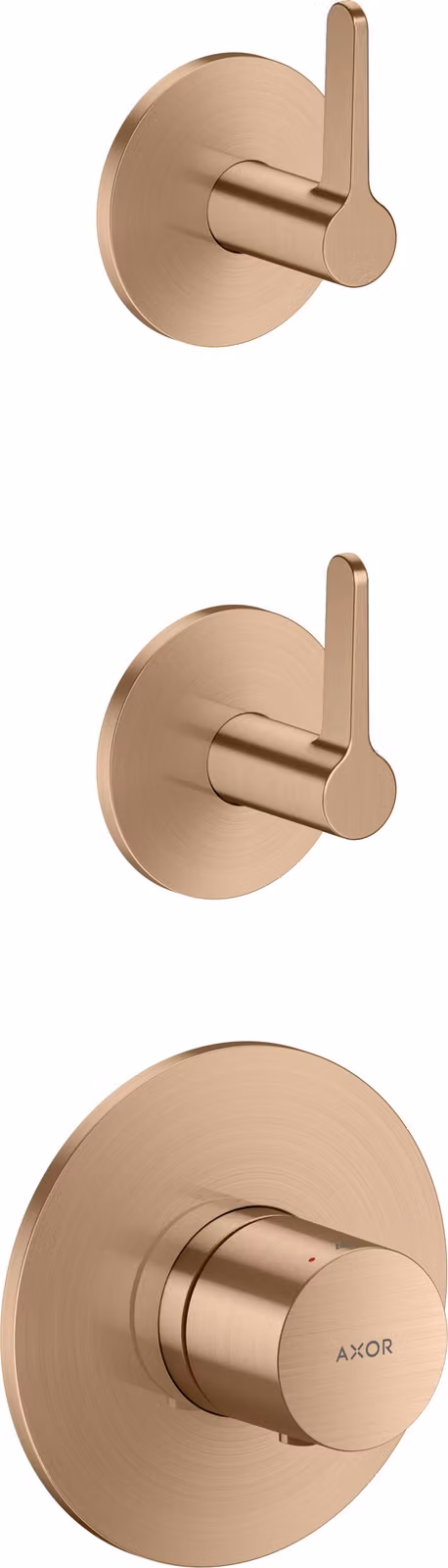 hansgrohe AXOR One Module thermostatique encastré pour 2 consommateurs, avec poignée à levier, 48722310, 48722310