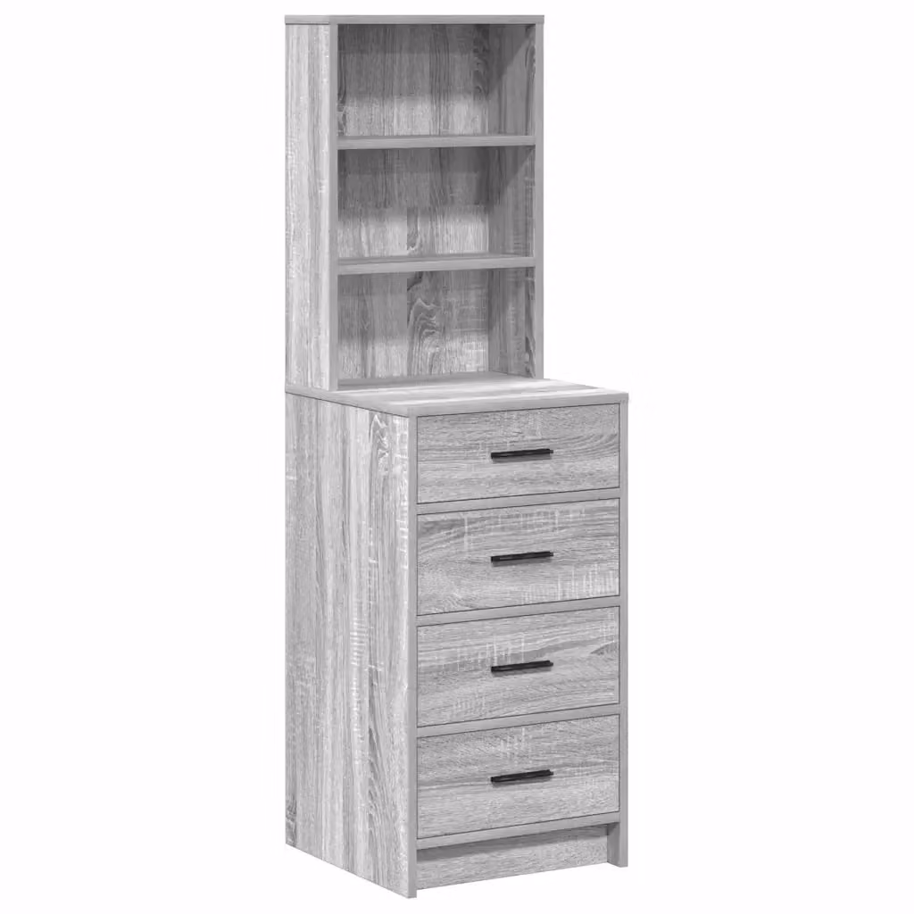 Credenza Buffet Armadio da Cucina e Sala da Pranzo vidaXL Grigio Moderno L/P/H: 40 x 41 x 135 cm