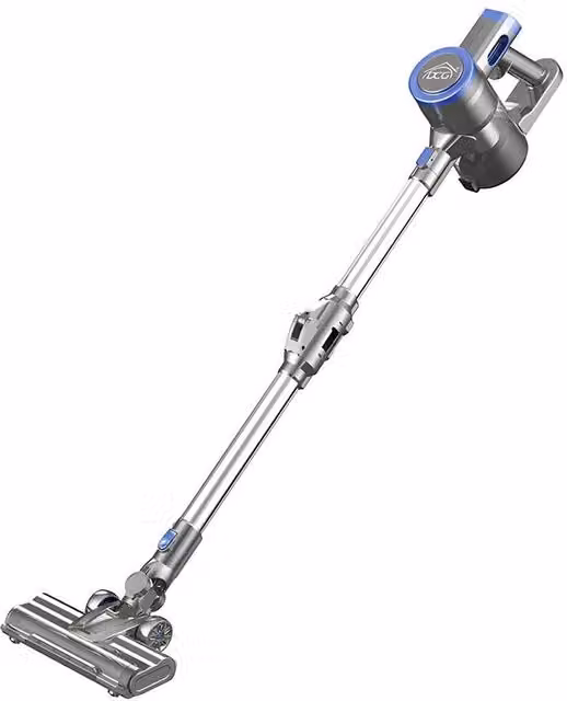 Scopa elettrica ricaricabile senza filo IPERBRIKO silver con batteria al litio 22.2 V, sistema bagless e filtro HEPA