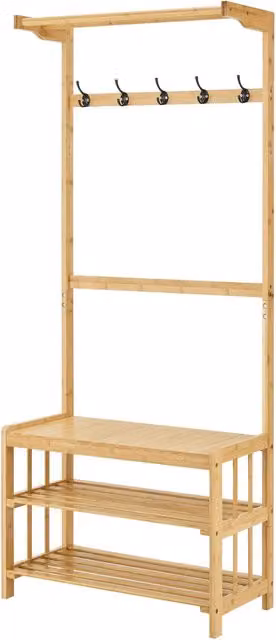 Mobile da ingresso tornio appendiabiti con panca 168 x 70 x 35 cm 03_0008784