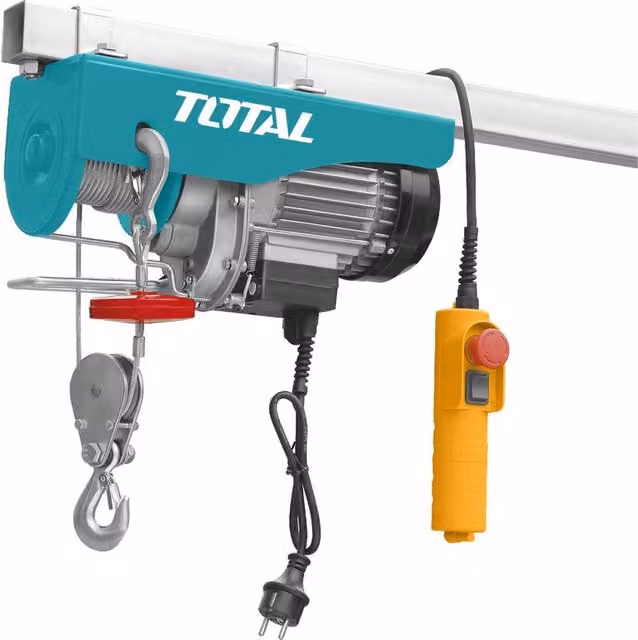 Paranco Verricello Elettrico Sollevatore TOTAL 500kg 900W Colore Turchese