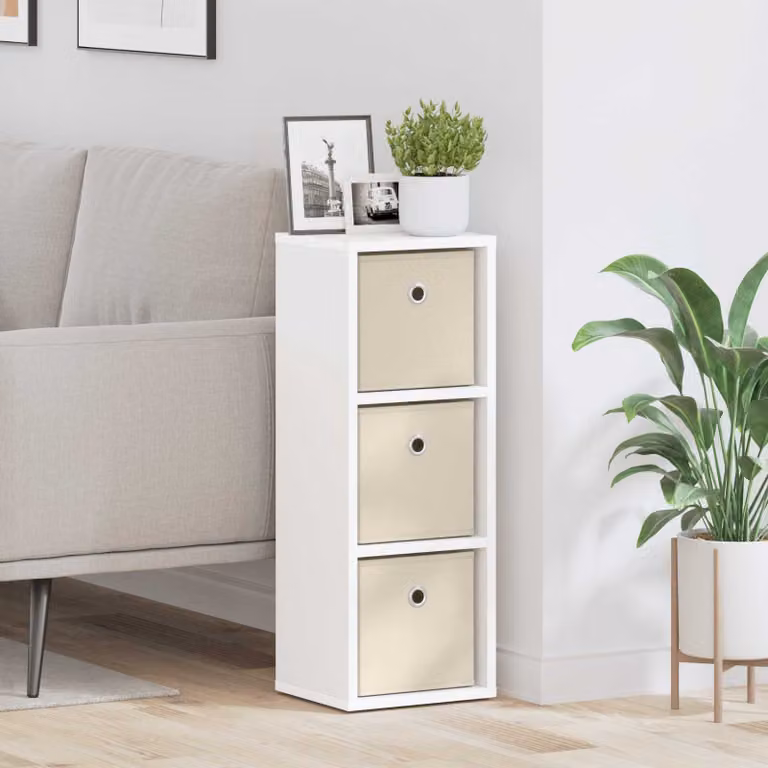 Credenza con cassetto vidaXL Bianca in stile minimalista L: 25,5 cm, P: 22 cm, H: 69,5 cm