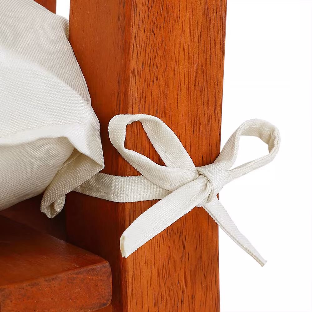 Cuscino per panchina da giardino Detex® beige e bianco L/P/H: 145 x 45 x 8 cm – 2