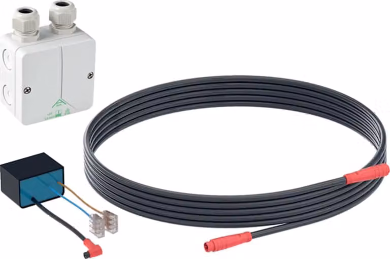 Alimentatore Geberit con cavo 12 V con presa AP, 1 pz.