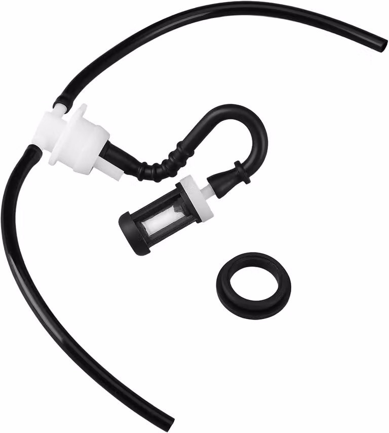 Connettore per serbatoio carburante, completo di tubi e guarnizione, compatibile con soffiatori portatili, kit completo