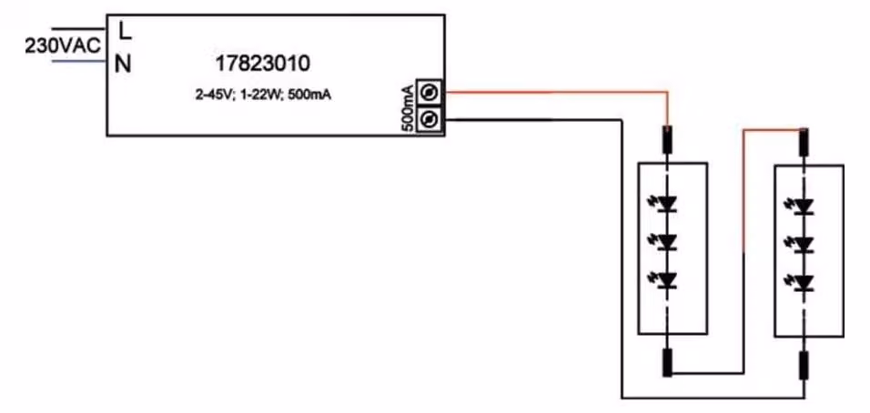 Brumberg Leuchten Convertitore LED 500mA non dimmerabile 17823010