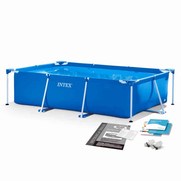 Piscina da giardino con racchette 220 x 150 x 60 cm INTEX 28270