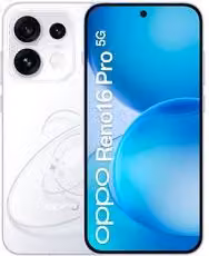 Smartphone Oppo Reno16 Pro 5G Pop White con display da 6,32 pollici, 512GB di memoria e 12GB di RAM