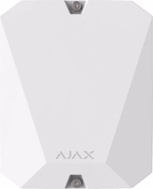 Ajax MultiTransmitter Modulo di integrazione per dispositivi cablati con centrali Ajax, Bianco