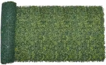 Pannelli di Erba Artificiale Vevor Verde per Parete Vegetale e Copertura Recinzioni L: 300 cm, H: 150 cm