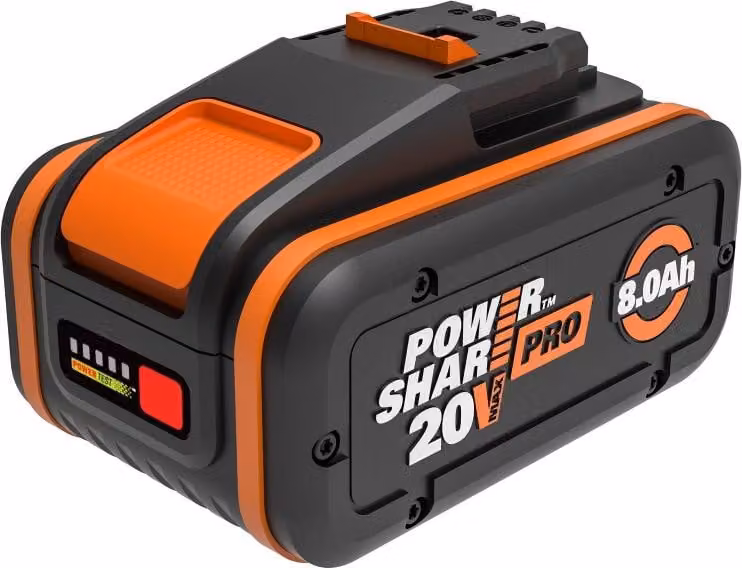 Batteria WORX, 20 V, 8 Ah Wa3648 agli ioni di litio