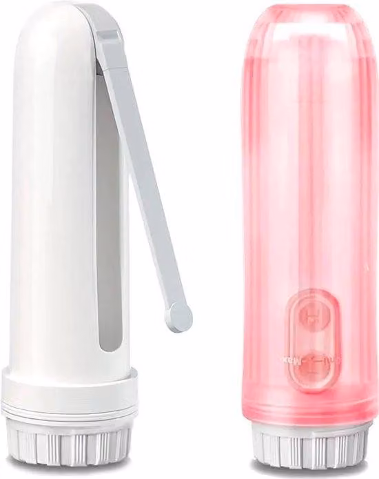 Set da bagno elettrico e portatile con doccia regolabile, ideale per i viaggi, l'assistenza post-parto, gli anziani e il campeggio; facile da riporre, dal design compatto, con funzione di pulizia elettrica per l'igiene intima femminile.