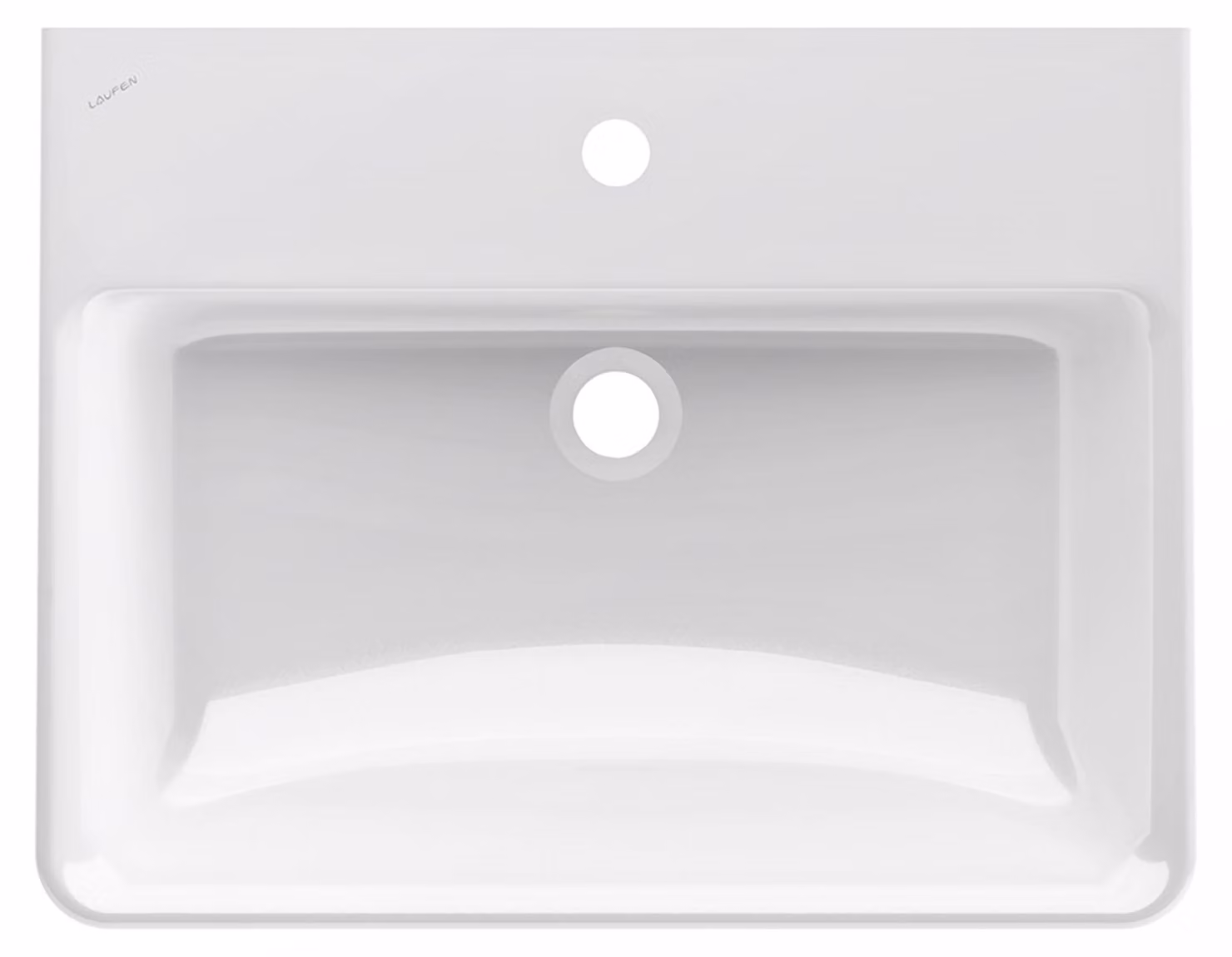 LAUFEN PRO S lavabo, 3 trous pour robinet, avec trop-plein, 600x465mm, H8109630001081, H8109630001081