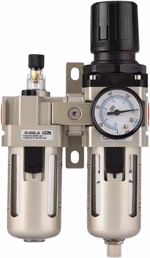 Trattamento dell'aria: separatore d'olio, separatore d'acqua e regolatore di pressione da 3/8 di pollice - Accessori per compressori