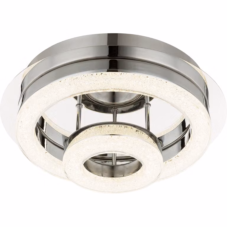 Lampada da soffitto Globo Spikur cromata, 1 LED; 49223-18