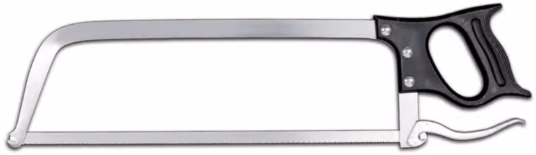Sega macellaio a leva cambio rapido, acciaio inox cm 45 di Sanelli Ambrogio