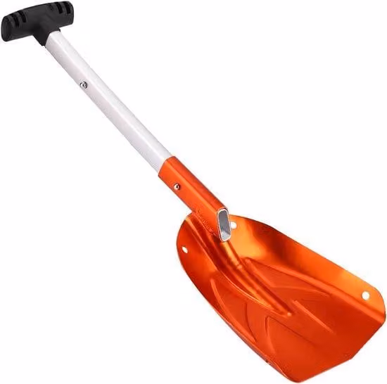 Spazzaneve telescopico in alluminio, portatile e leggero, lunghezza 65 cm, ideale per la rimozione della neve in inverno.