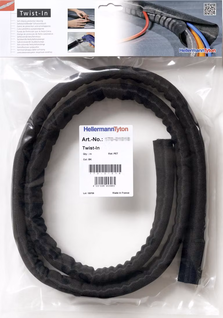 HellermannTyton Helagaine Guaina intrecciata Twist-In Bundle gamma-Ø: 25 - 29 mm Twist-In 29 Contenuto: 2 m (170-01016)