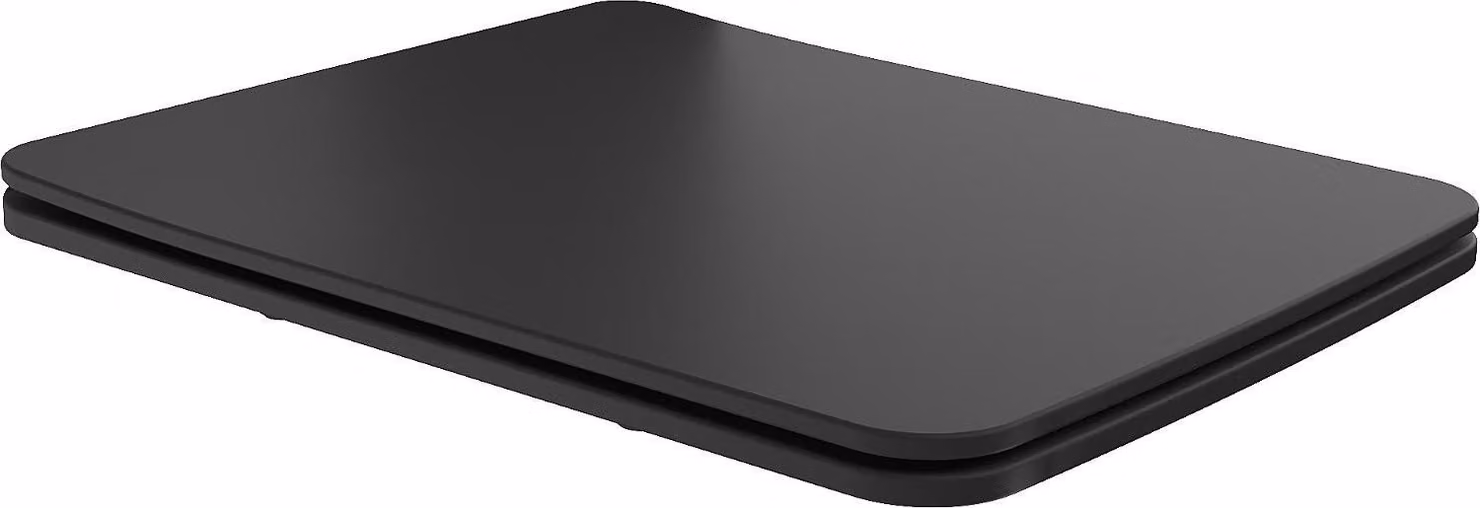 Mexen Vera tavoletta a chiusura lenta slim, duraplast, nero opaco - 39164085